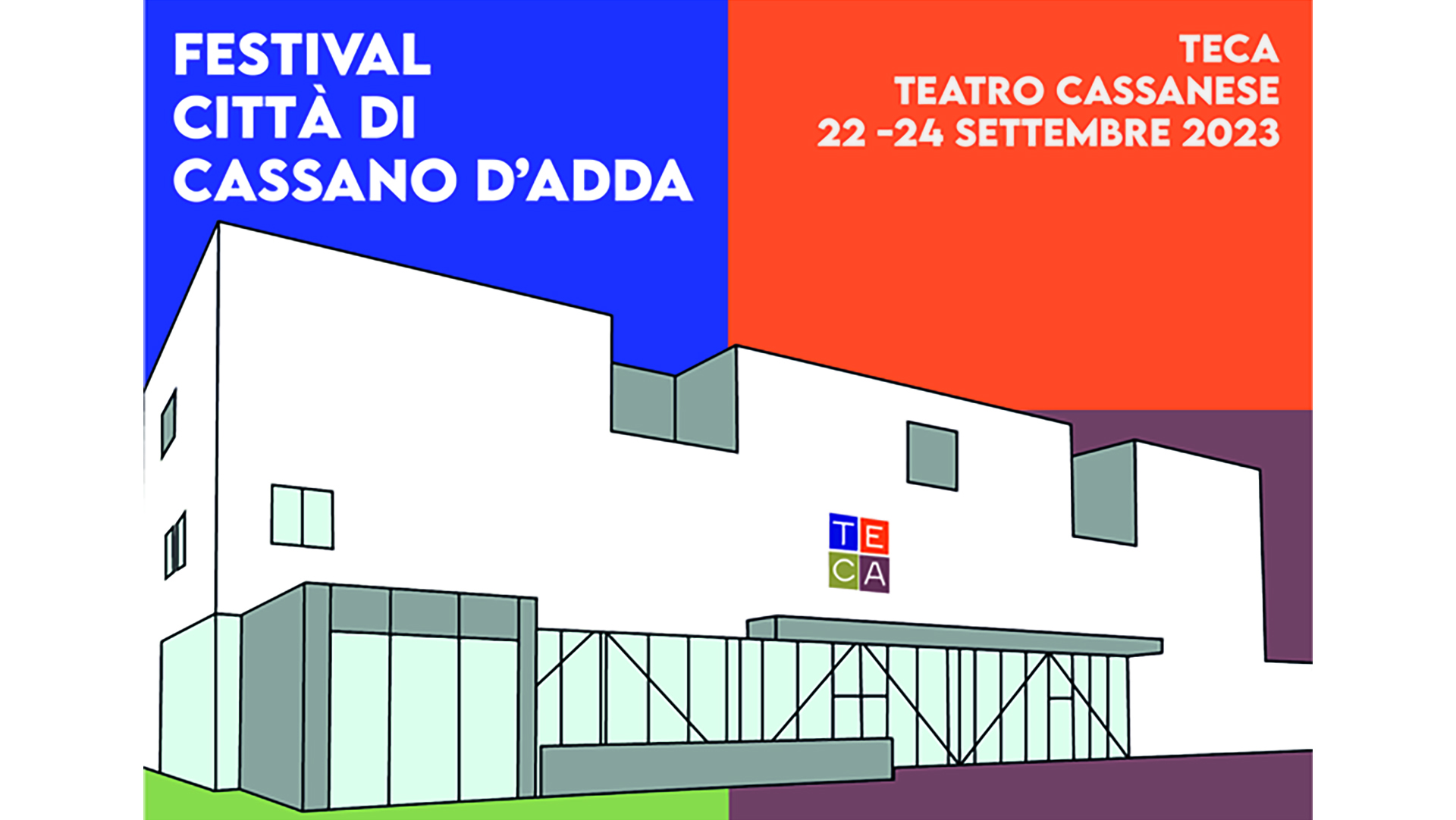 Festival Città di Cassano d'Adda 22-24 settembre 2023 TeCa Teatro Cassanese